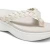 Vionic Cream Kenji Platform Womens Comfort Sandals -Vogue Shoes kenji crea