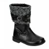 Rachel Kimmy Girl's Black Pull-Up Fashion Boot -Vogue Shoes kimmy black