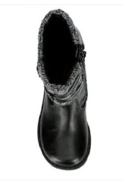 Rachel Kimmy Girl's Black Pull-Up Fashion Boot -Vogue Shoes kimmy black 4