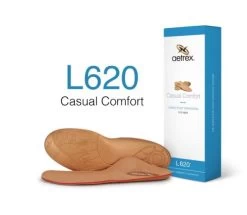 L620M Mens Lynco Casual Orthotic Insole With Posted Heel