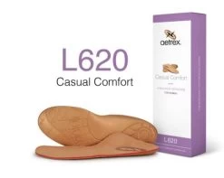Aetrex Lynco Womens Casual Comfort Flat/Low Arch Orthotic Insole L620W