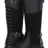 Rachel Kids Black Little Kids Melissa Tall Boot LIL MELISSA -Vogue Shoes lil melissa blk