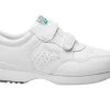 Propet Velcro Walker White Leather Mens Casual M3705WX