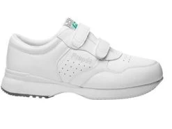Propet Velcro Walker White Leather Mens Casual M3705WX