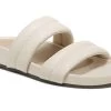 Vionic Cream Mayla Womens Double Strap Slide Sandals -Vogue Shoes mayla cream