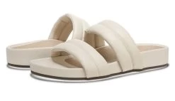 Vionic Cream Mayla Womens Double Strap Slide Sandals -Vogue Shoes mayla cream 2