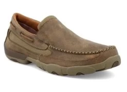 Twisted X Brown Slip On Mens Driving Moc MDMS002