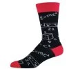 Socksmith Black/Red Math Men's Socks MNC415-BLACK -Vogue Shoes mnc415 blk 1 resized