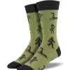 SockSmith Olive Mens I'm A Believer Socks MNC940-HOV