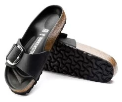 Birkenstock Black Madrid Big Buckle Women's Sandals N1006523 -Vogue Shoes n1006523 3