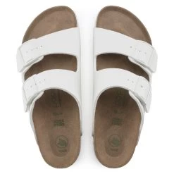 Birkenstock White Arizona Platform Vegan Ladies Sandals N1018581 10 Birkenstock White Arizona Platform Vegan Ladies Sandals N1018581 -Vogue Shoes n1018581 3