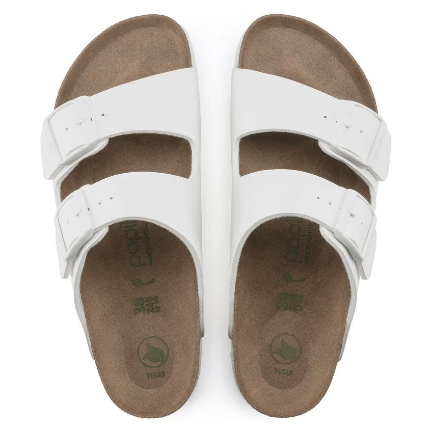Birkenstock White Arizona Platform Vegan Ladies Sandals N1018581 5 Birkenstock White Arizona Platform Vegan Ladies Sandals N1018581 - Image 3