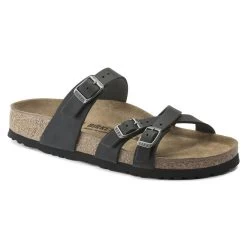 Birkenstock Black Franca Oiled Leather N1021203
