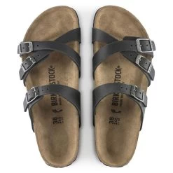 Birkenstock Black Franca Oiled Leather N1021203 -Vogue Shoes n1021203 3