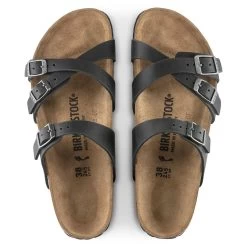 Birkenstock Black Franca Oiled Leather N1021203 -Vogue Shoes n1021203 4