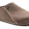 Birkenstock Gray Taupe Zermatt Premium Suede Leather Women's Clog N1021366 -Vogue Shoes n1021366