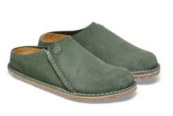 Birkenstock Thyme Zermatt Premium Womens Suede Leather Clogs N1025144 -Vogue Shoes n1025144 3