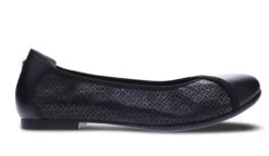 Revere Nairobi Black Lizard Ballet Flat -Vogue Shoes nairobi blk 4 resized