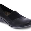 Revere Black Onyx Naples Stretch Women's Loafer -Vogue Shoes naples onyx