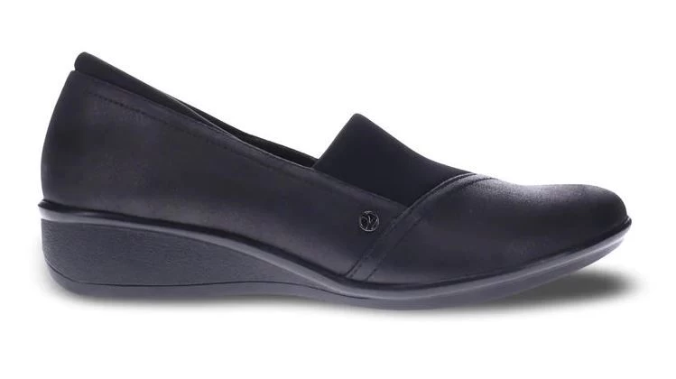 Revere Black Onyx Naples Stretch Women's Loafer 5 Revere Black Onyx Naples Stretch Women's Loafer - Image 3