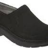 NAPLES Black Leather Lightweight WOW Comfort Klogs Womens Shoes -Vogue Shoes naples black oiled