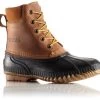 Sorel Cheyanne Lace Waterproof Brown Mens Boots 1424351-224 -Vogue Shoes nm1704 224 f 1