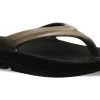 1400-Latte OOLALA Foam Cushioned OOFOS Thong Women's Flip Flops