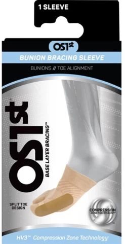 OS1 HV3 Bunion Bracing Sleeve OS1-1334 -Vogue Shoes os1 13340n 13342n 2 1
