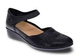 Revere Black Lizard Osaka Mary Jane Womens Shoe