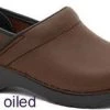 Professional Oiled Classic Closed-Back Clogs Dansko Womens Shoes -Vogue Shoes profbrnoiledm300lg