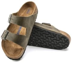 Birkenstock Faded Khaki Arizona Soft Footbed Mens Sandals 1019313 -Vogue Shoes r1019313 2