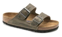 Birkenstock Faded Khaki Arizona Soft Footbed Mens Sandals 1019313
