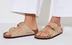 Birkenstock Sandcastle Arizona Big Buckle Womens Slides 1023957 -Vogue Shoes r1023957 2