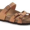 Birkenstock Pecan Franca Vegan Birkibuc Womens Sandals 1024992 -Vogue Shoes r1024992