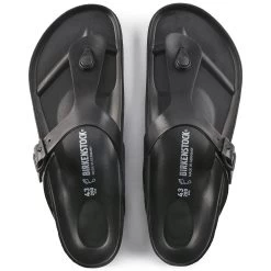 Birkenstock Black Gizeh Essentials Eva Womens Thong Sandals R128201 -Vogue Shoes r128201 top