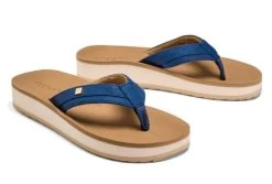 Cobian Navy Reya Rise Womens Flip Flops REY22 -Vogue Shoes rey22 410 2