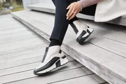 Rieker Beige Womens Short Front Zipper Boots N6352 -Vogue Shoes rieker n6352 60 222 41570