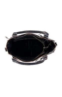 Bed Stu Black Hand Wash ROCKABABY Leather HandBag A450217 -Vogue Shoes rockababy black handwash 4