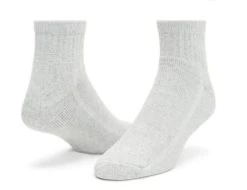 Wigwam Grey Super 60 Quarter 3 Pack Of Socks S1168-072