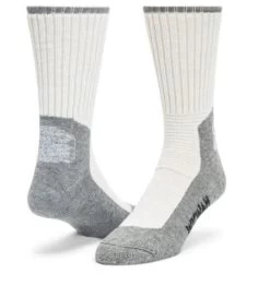 Wigwam At Work White And Grey DuraSole Pro 2 Pack Socks S1349-902