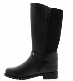 Rachel Samara Girl's Black Tall Zip-Up Fashion Boot SAMARA-Blk -Vogue Shoes samara blk 3