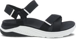 Dansko Black Racquel Webbing Womens Sandals 4915-500200 -Vogue Shoes side 4915500200 resized