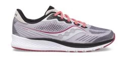 Saucony Grey/Cherry Big Kid's Ride 14 Sneaker SK165320 9 Saucony Grey/Cherry Big Kid's Ride 14 Sneaker SK165320 -Vogue Shoes sk165320