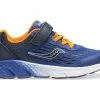 Saucony Navy Big Kid's Wind A/C Sneaker SK261527 -Vogue Shoes sk261527 1 resave