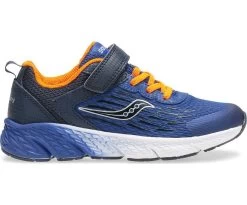 Saucony Navy Big Kid's Wind A/C Sneaker SK261527