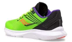 Saucony ViZi Green Purple And Orange Big Kids Kinvara 12 Sneaker SK265363 -Vogue Shoes sk265363 3 resized