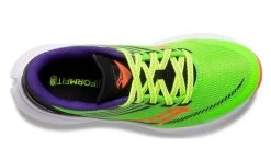 Saucony ViZi Green Purple And Orange Big Kids Kinvara 12 Sneaker SK265363 -Vogue Shoes sk265363 5 resized