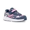 Saucony Navy And Pink With Camo Little Kid's Ride 10 Jr. Running Sneakers SL165085