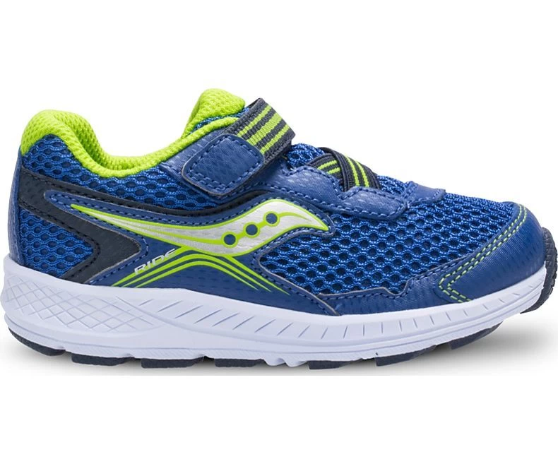 Saucony Blue/Navy Little Kids Ride 10 Junior Sneakers SL259648 2 Saucony Blue/Navy Little Kids Ride 10 Junior Sneakers SL259648