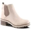 Patrizia Beige Smylie Womens Short Booties -Vogue Shoes smylie 1 resized
